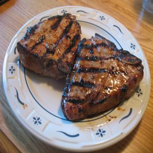 Veal Chops With Whole-Grain Mustard and Honey image