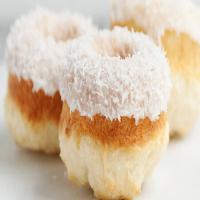 Baked Coconut Doughnuts with Coconut Glaze image