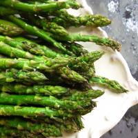 Oven Roasted Asparagus With Garlic image