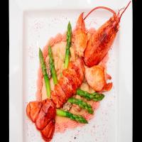 Roast Lobster with Pink Butter Sauce (Langouste Rôtie au Beurre Rose Hostelleries Saint-Roch)_image