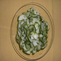 Sweet and Sour Cucumber Dill Salad_image