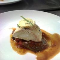 Spanish Mackerel With Almond Caper Butter_image