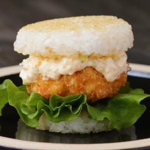Shrimp Katsu Rice Burger Recipe by Tasty_image