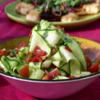 Zucchini Ribbon Salad with Lime Juice, Red Chile and Peanuts_image