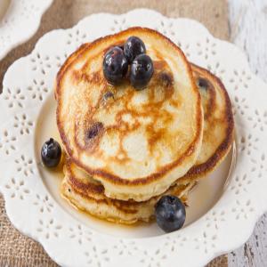 Blueberry Blueberry Sour Cream Pancakes image