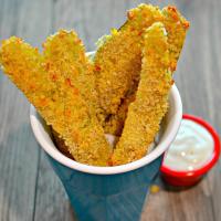 Air Fryer Spicy Dill Pickle Fries_image