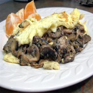 Omelette With Mushrooms for One_image