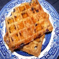 Blueberry Whole Grain and Bran Waffles image