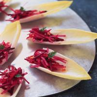 Endive Boats with Marinated Vegetables image