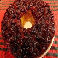 CRANBERRY JEWEL CAKE WITH FLUFFY SAUCE_image