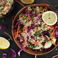 Vegan Quinoa Salad with Lemon Vinaigrette_image