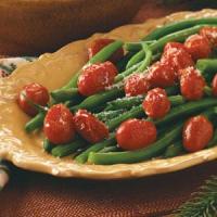 Green Beans with Roasted Grape Tomatoes_image