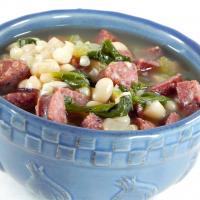 Sausage, Kale, and White Bean Soup image