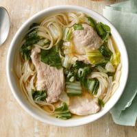 Pork & Bok Choy Udon Soup image