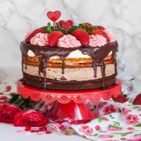 Strawberry Tuxedo Cake Recipe (video)_image