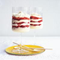 Lemon and White Chocolate Mousse Parfaits With Strawberries_image