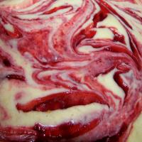 Cherry Swirled Cheesecake image