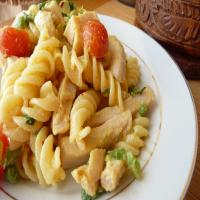 Chicken Pasta Salad in Creamy Curry Dressing image