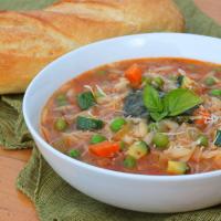 Summer Vegetable Soup with Pesto_image