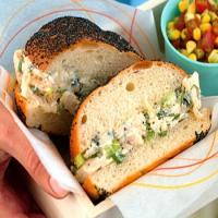 Chicken Salad Sandwiches with Blue Cheese image