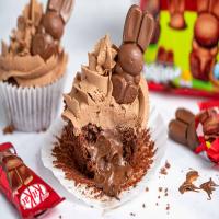 Gluten Free Easter KitKat Bunny Cupcakes Recipe_image