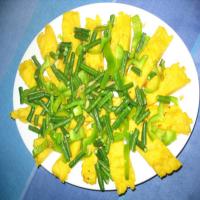 Polenta with Green Beans image