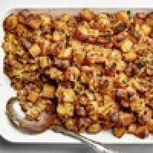 New England Sausage Stuffing with Maple Corn Bread Recipe_image