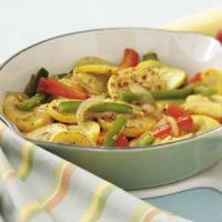 Yellow Squash and Peppers image