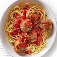 Spaghetti & tuna balls image