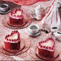 Classic Red Velvet Heart Cakes image