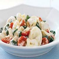 Cheese and Spinach Tortellini Pasta Salad image