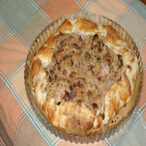 Apple Galette With Walnuts and Raisins and a Streusel Topping_image