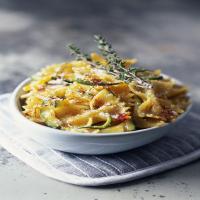 Zucchini with Bow-tie Pasta_image