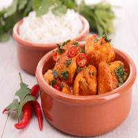 Chicken with Coconut Red Curry Sauce_image