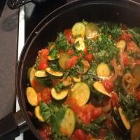 Zucchini, Kale, and Tomato Saute image