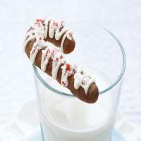 Chocolate Candy Cane Cookies image