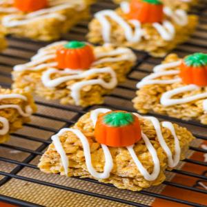 Pumpkin Pie Rice Krispie Treats. Recipe - (4.5/5)_image