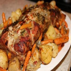 Incredible Boneless Pork Roast With Vegetables_image