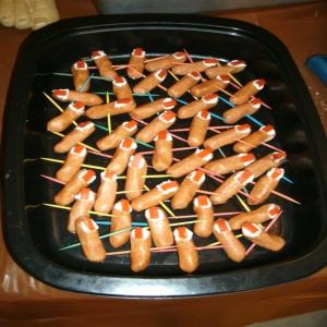 Goblin Toes (Cocktail Franks, Cream Cheese & Pimentos)_image