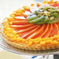 Cheesecake Tart with Tropical Fruits_image