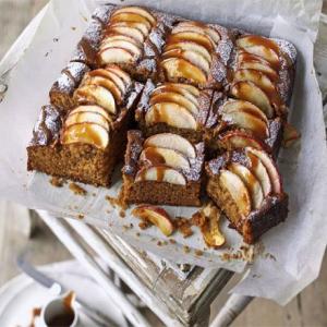 Spiced toffee apple cake image