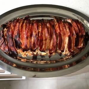 Bacon­ -Wrapped Double Pork Meatloaf Recipe - (5/5)_image