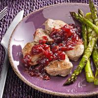 Pork Medallions with Cranberry Sauce image