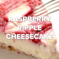 Raspberry Ripple Cheesecake Recipe by Tasty image