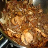 Pan Fried Onions & Mushrooms image