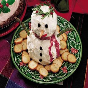 Make-Ahead Snowman Cheese Ball_image