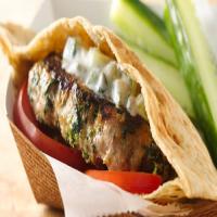 Greek Turkey Burgers with Minted Cucumber Sauce image