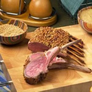 Roasted Rack of Lamb with Mustard Crust_image