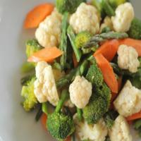 Steamed Vegetables with Sesame-Chile Oil_image