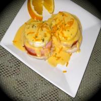 Eggs Benedict With Cheese Sauce image